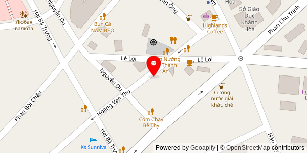Map location for Ресторан ВЬЕТНАМ 2