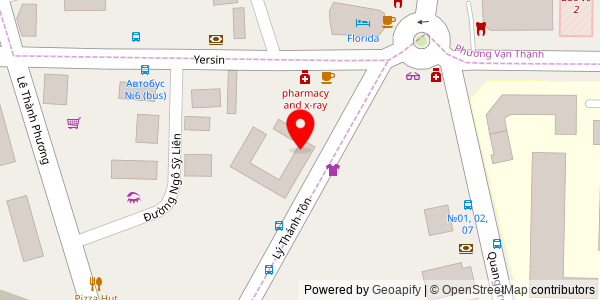 Map location for Beef noodle and pho street food
