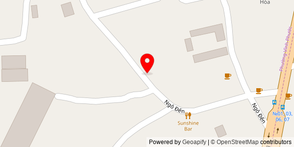Map location for Phở bò Ngô Đến