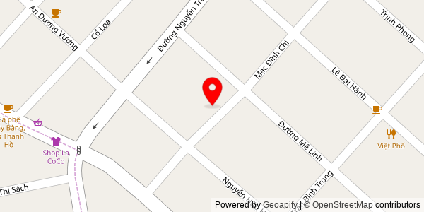 Map location for Phở gõ