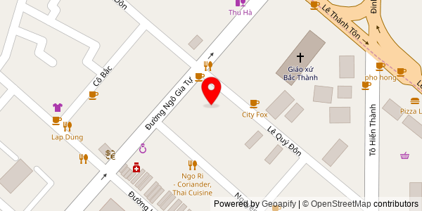 Map location for Phở thố đá