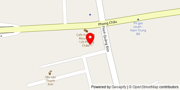 Map location for Phở Xưa