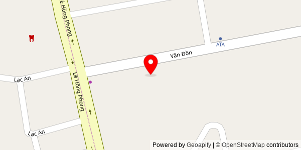 Map location for Quán Phở Lý