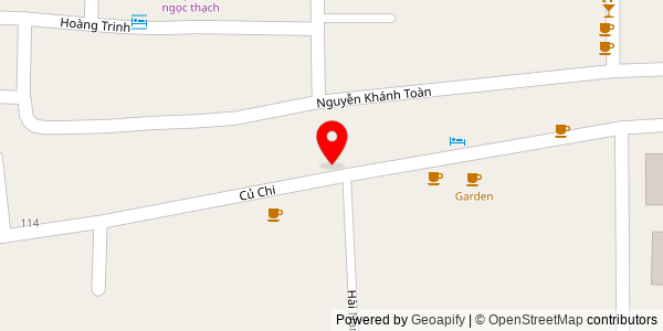 Map location for Quán phở Nha