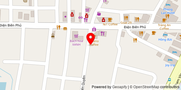 Map location for Quán Phở Thúy